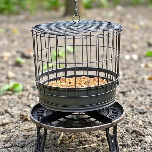 Caged Ground Feeders: Nurturing Robins and Wrens Naturally
