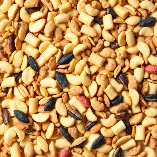 Mixed bird seed blend without wheat
