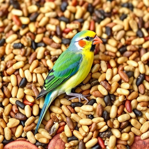 Mixed bird seed blend without wheat