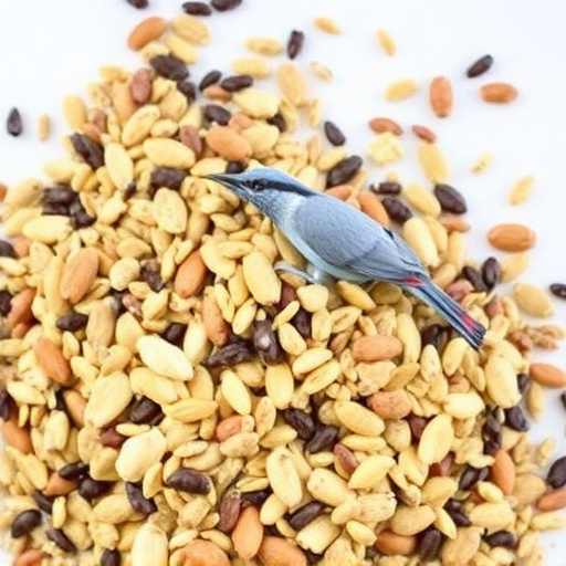 Mixed bird seed blend without wheat