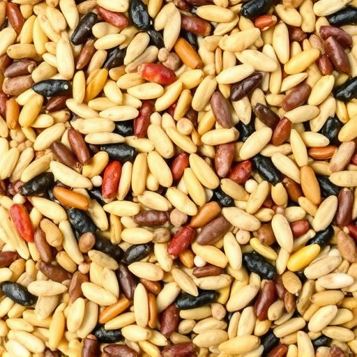 Mixed bird seed blend without wheat