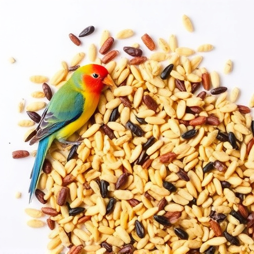 Mixed bird seed blend without wheat