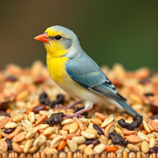 Mixed bird seed blend without wheat