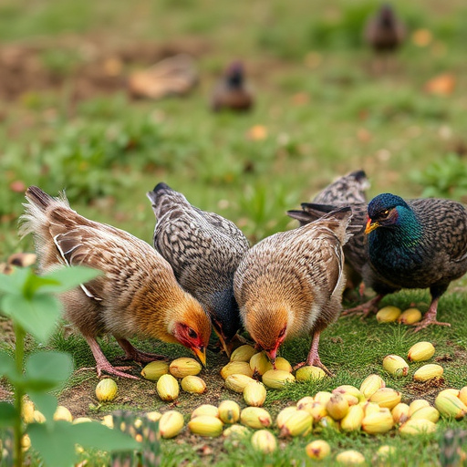 Mixed flock eating sunflower hearts