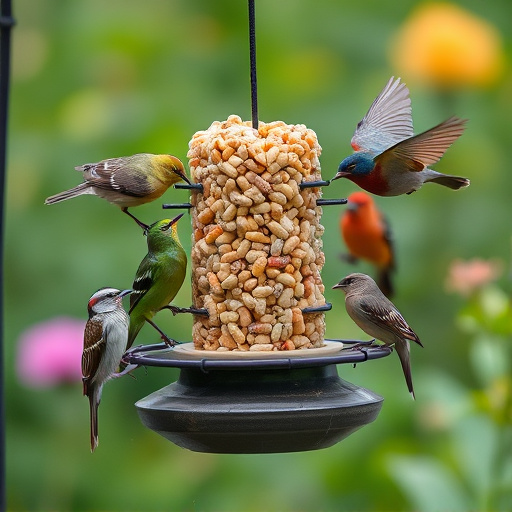 Attract Wild Birds with Cheap Peanuts in Feeders