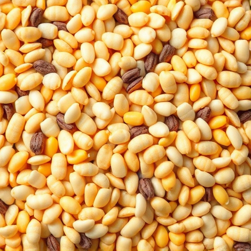 Mixed seed blend with millet and maize