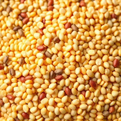 Mixed seed blend with millet and maize