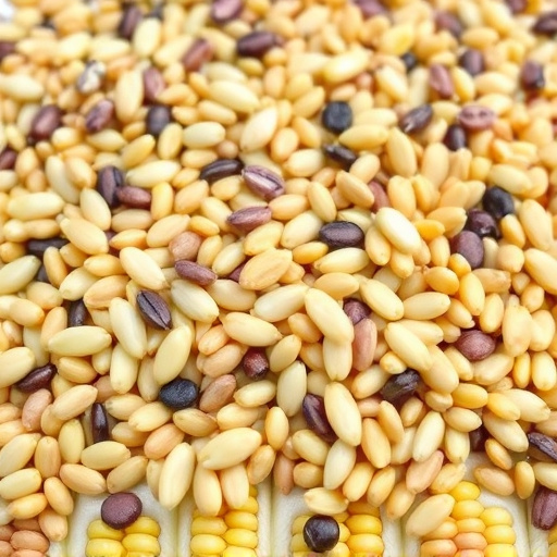 Mixed seed blend with millet and maize
