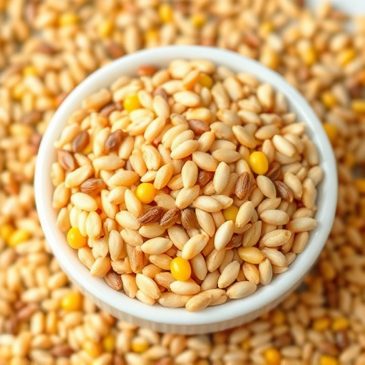 Mixed seed blend with millet and maize