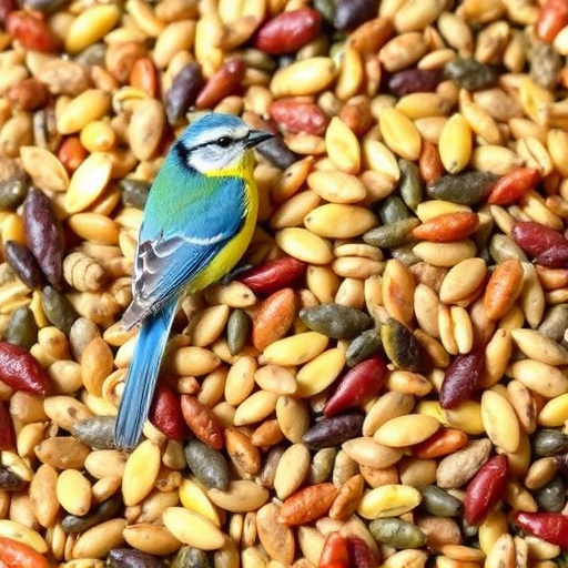 Mixed wild bird seed in UK packaging