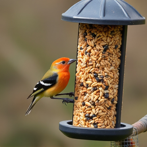 Mobile phone browsing bird seed deals