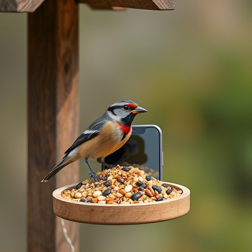 Mobile phone browsing bird seed deals