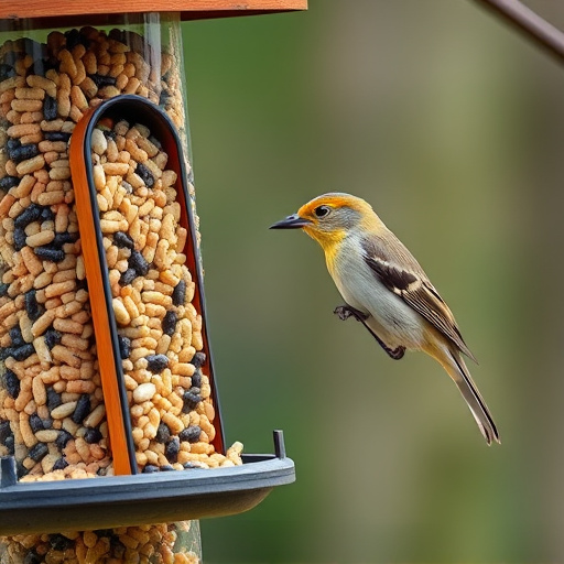 Mobile phone browsing bird seed deals