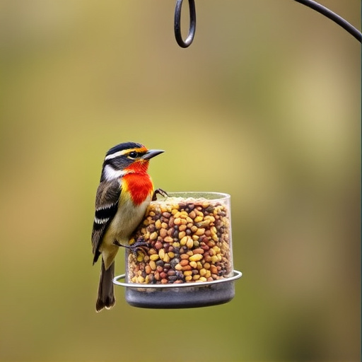 Mobile phone browsing bird seed deals