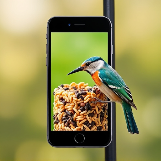 Mobile phone browsing bird seed deals