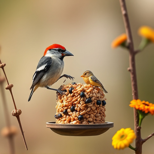 Mobile phone browsing bird seed deals