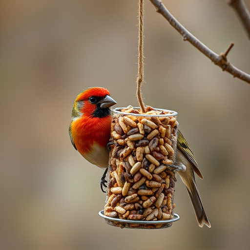 Mobile phone browsing bird seed deals