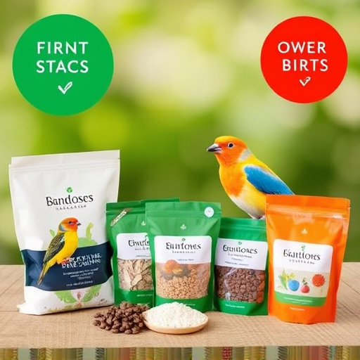 Monthly bird food subscription package