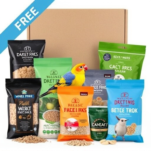 Monthly bird food subscription package