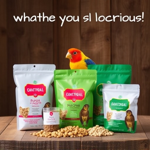 Monthly bird food subscription package