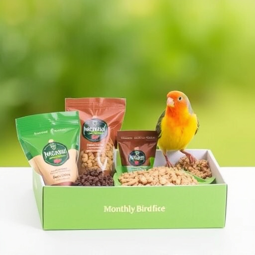 Monthly bird food subscription package