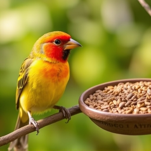 Monthly bird food subscription package