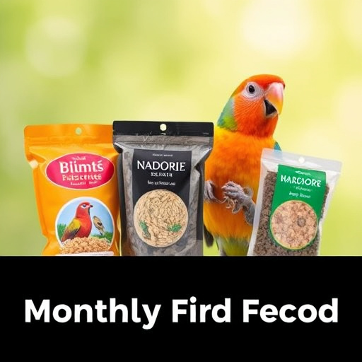 Monthly bird food subscription package
