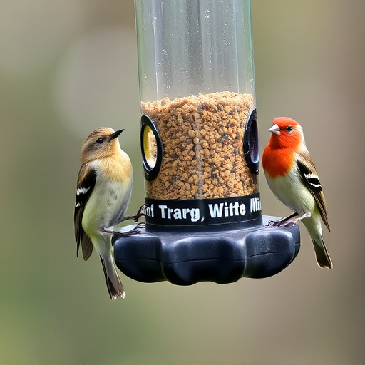Multiple birds perched on suet feeder