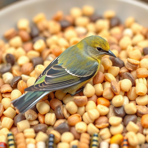 Natural bird food mix with sunflower hearts