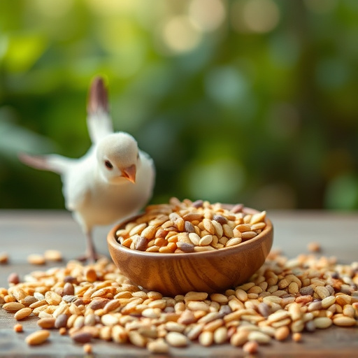 Natural seed mix for mess-free feeding