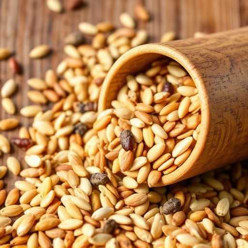 Natural seed mix for mess-free feeding