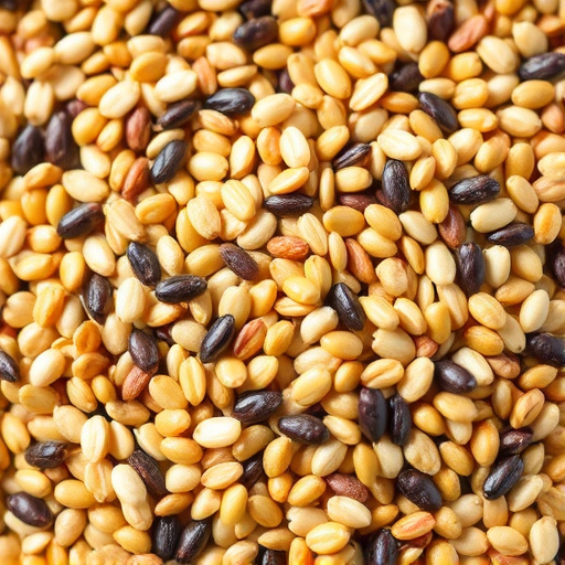 Natural seed mix for mess-free feeding