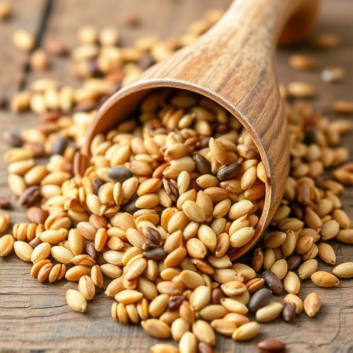 Natural seed mix for mess-free feeding