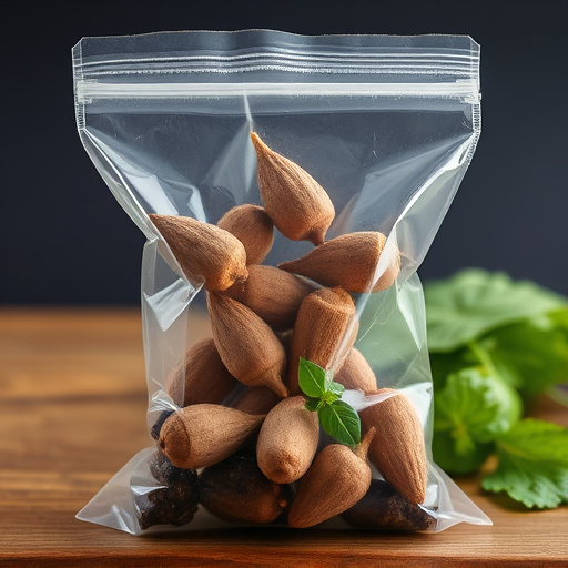 No-germ seeds in transparent bag