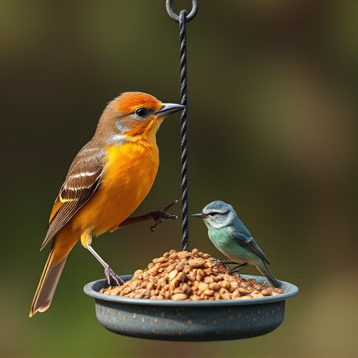 Online order confirmation for bird feed