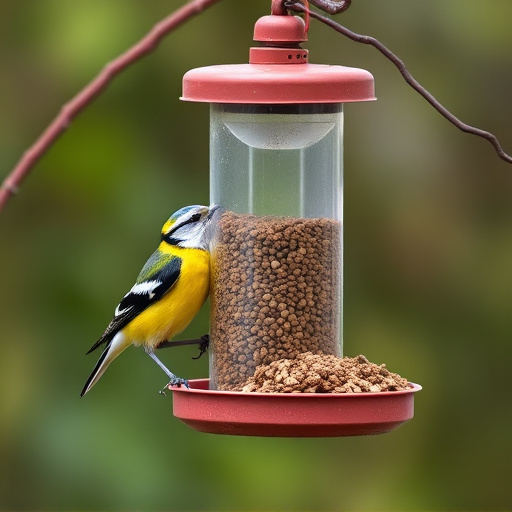 Online order confirmation for bird feed