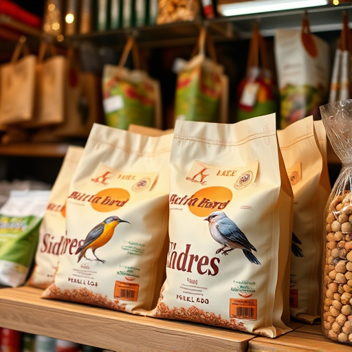Online shop displaying wild bird food bags