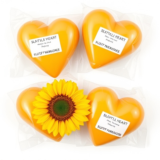 Packaged sunflower hearts with label visible