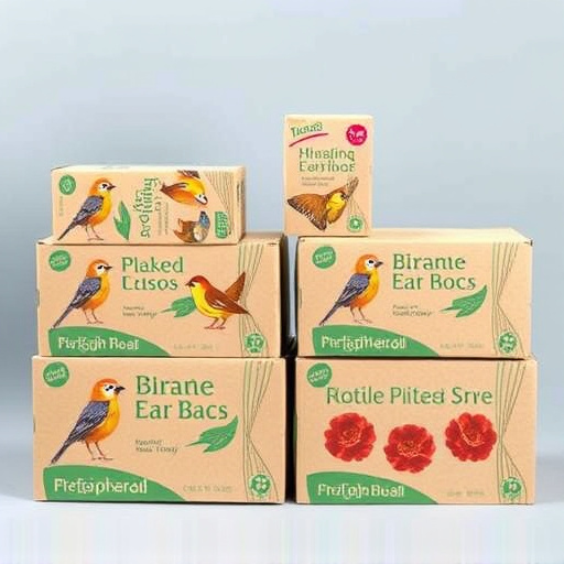 Packed boxes of bird food subscription