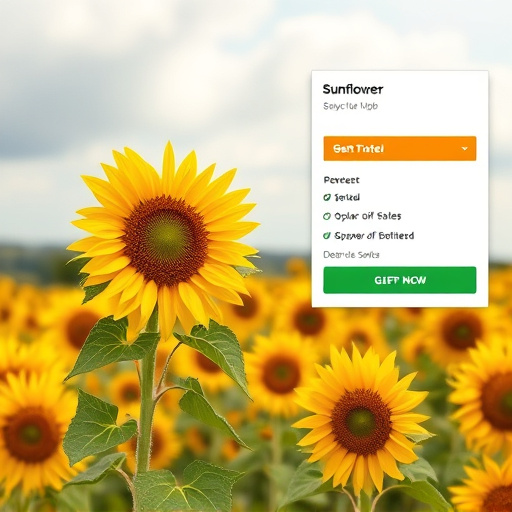 Product page showing sunflower hearts deal