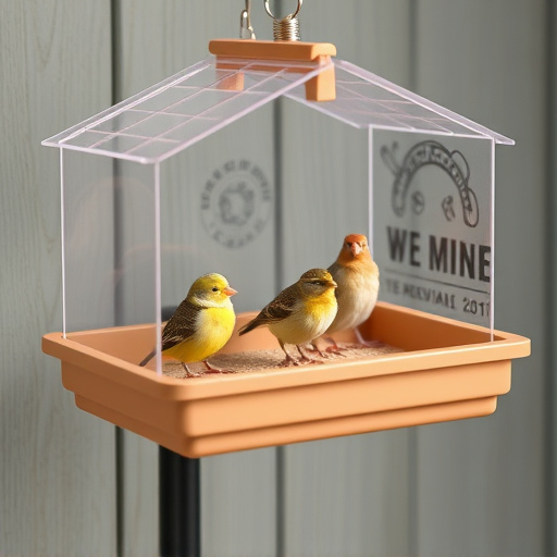Protect Your Birds with a Roofed Ground Feeder