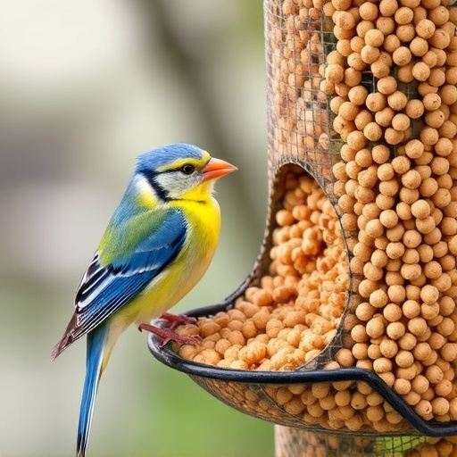 Ready-to-use suet pellets for birds