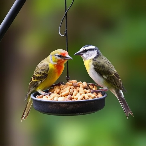 Ready-to-use suet pellets for birds