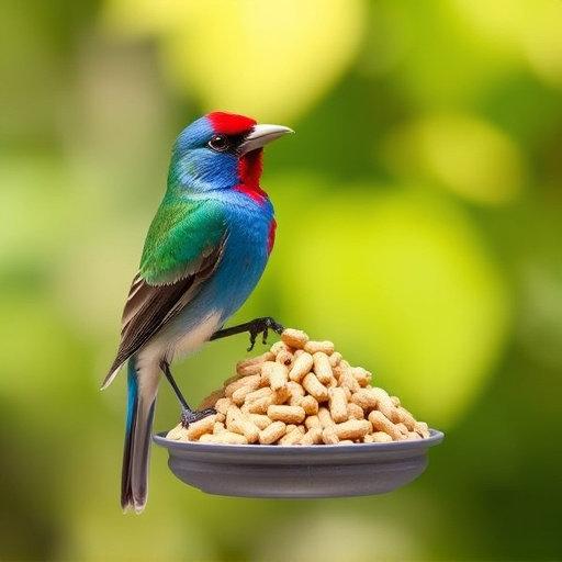 Ready-to-use suet pellets for birds