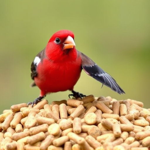Ready-to-use suet pellets for birds