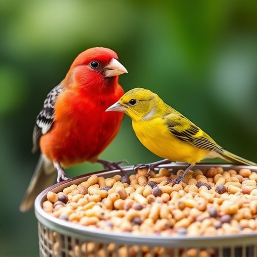 Ready-to-use suet pellets for birds