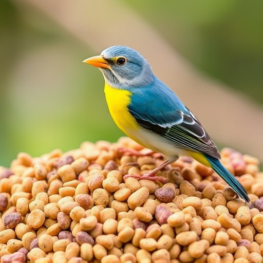 Ready-to-use suet pellets for birds