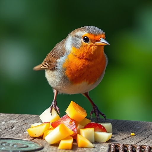 robin-nibbling-on-chopped-fruit-pieces-640x480-50961942.jpeg