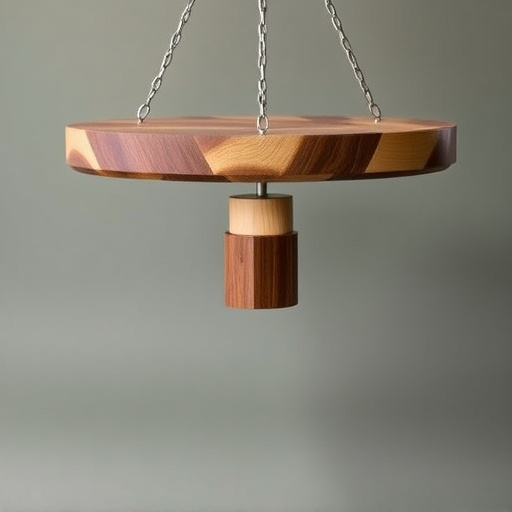 Round hanging table with suet blocks
