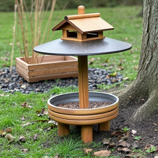 Revolutionize Bird Feeding with Roofed Tray Feeder Design